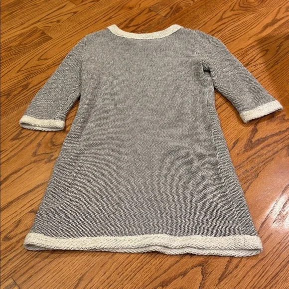 Amour Vert Woman’s Gray and Cream Sweater Dress Size XS - Picture 3 of 4